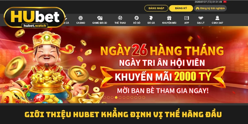 Giới thiệu HUBET khẳng định vị thế hàng đầu Giới thiệu HUBET khẳng định vị thế hàng đầu