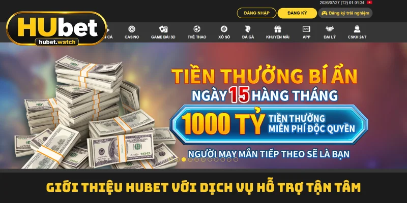 Giới thiệu HUBET với dịch vụ hỗ trợ tận tâm Giới thiệu HUBET với dịch vụ hỗ trợ tận tâm